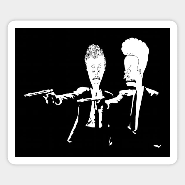 Beavis And Butthead Pulp Fiction Magnet by Nova5